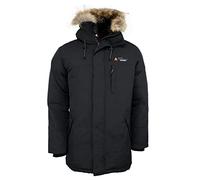 Peak Mountain Cogan/JK - Piumino da Uomo, Uomo, Cogan/JK, Nero, XXL
