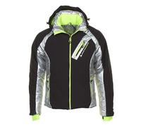 Peak Mountain - Giacca di Piumino uomo CILVER- nero/argento - L