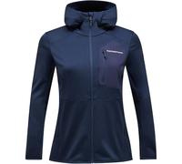 Peak Performance Donna Utility Light Hoodie giacca, blue shadow, S