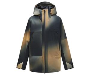 Peak Performance Edge 3L AOP Jkt M - giacca da sci - uomo Beige/Black L