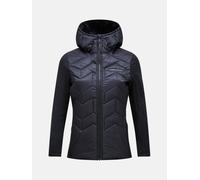 Peak Performance Elevate Insulated Hybrid Hood Jacket Women Black M