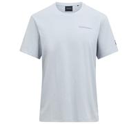 Peak Performance Explore Logo Short Sleeve T-shirt Blu S Uomo