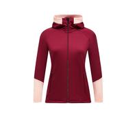 Peak Performance - Pile a rapida asciugatura - W Rider Essentials Zip Hood Vertical Zenit per Donne - Taglia S - Bordeaux