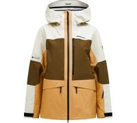 Peak Performance - Giacca da sci da donna in GORE-TEX - W Gravity Gore-Tex 3L Jacket Sierra Sand Meadow Moss per Donne - Taglia S - Marrone