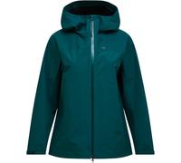 Peak Performance - Giacca impermeabile da escursionismo - W Treeline Shell Jacket Ponderosa Pine per Donne - Taglia M - Verde