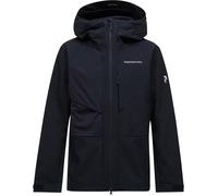 Peak Performance - Giacca impermeabile da scialpinismo - M Ascent Softshell Jacket Black in Softshell - Taglia M - Nero