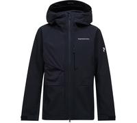 Peak Performance - Giacca impermeabile da scialpinismo - M Ascent Softshell Jacket Black in Softshell - Taglia S - Nero
