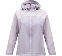 Peak Performance - Giacca impermeabile e traspirante per trail running - W Discover Shell Misty Lavender per Donne - Taglia S - Viola