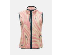 Peak Performance - Pile senza maniche sherpa - W Graphic Pile Vest Topo Swirl per Donne - Taglia M - Rosa
