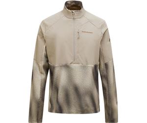 Peak Performance - Haut semi-zippé ultrapolyvalent - M Aop Freelight Alpha Half Zip 342 Ray - Taglia L - Beige