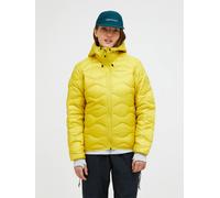 Peak Performance Helium Down Hood Jacket Women Canary Lime M