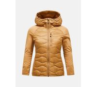 Peak Performance Helium Down Hybrid Hood Women Sierra Sand S