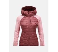 Peak Performance Helium Hybrid Down Hood Jacket Women Wild Rouge S