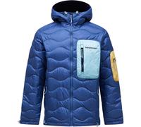 Peak Performance Helium Utility Down Hood Jacket Men Summit Sky M