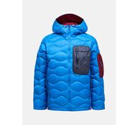 Peak Performance Helium Utility Down Hood Jacket Men Azure Ascent S
