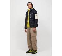 Peak Performance Helium Utility Down Hood Jacket Men Black - Sand Fog 2xl