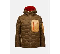 Peak Performance Helium Utility Down Hood Jacket Men Meadow Moss Xl