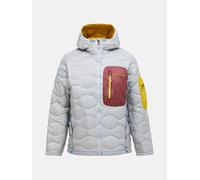 Peak Performance Helium Utility Down Hood Jacket Men Summit Smoke M