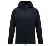 Peak Performance Midlayer Zip Hood Men Black Xl