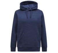 Peak Performance Original Small Logo Hood M - felpa con cappuccio - uomo M Dark Blue man Cotone Organico/Biologico,Recycled Polyester