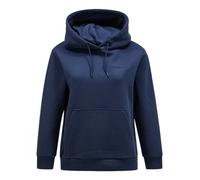 Peak Performance Original Small Logo Hood W - felpa in pile - donna M Blue woman Recycled Polyester,Pfas Free,Cotone Organico/Biologico