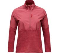 Peak Performance - Pile con cerniera Polartec Alpha® - W Freelight Alpha Half Zip Wild Rouge per Donne - Taglia M - rosso