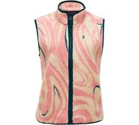 Peak Performance - Pile senza maniche sherpa - W Graphic Pile Vest Topo Swirl per Donne - Taglia L - Rosa