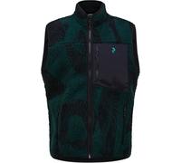 Peak Performance - Pile sherpa senza maniche - M Graphic Pile Vest Logo Era per Uomo - Taglia S - Verde