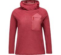 Peak Performance - Pile ultraleggero con zip in Polartec® Alpha® - W Freelight Alpha Hood Wild Rouge per Donne - Taglia XS - rosso
