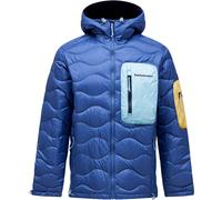 Peak Performance Helium Utility Down Hood Jacket Men Summit Sky M