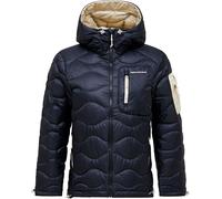 Peak Performance Helium Utility Down Hood Jacket Women Black - Sand Fog Xs