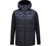 Peak Performance - Piumino da uomo isolante e versatile - M Elevate Liner Hybrid Hood Jacket Black per Uomo in Poliestere Riciclato - Taglia M - Nero