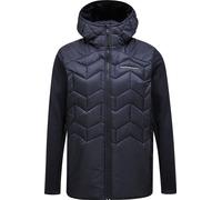 Peak Performance - Piumino da uomo isolante e versatile - M Elevate Liner Hybrid Hood Jacket Black per Uomo in Poliestere Riciclato - Taglia S - Nero