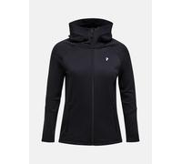 Peak Performance Rider Essentials Midlayer Zip Hood Women Black Xs