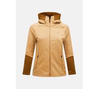 Peak Performance Rider Essentials Midlayer Zip Hood Women Sierra Sand M