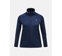 Peak Performance Rider Essentials Midlayer Zip Jacket Women Blue Shadow M