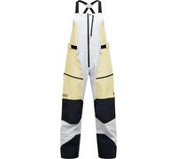 Peak Performance - Salopette da sci impermeabile in GORE-TEX® PRO - W Vertical Gore-Tex Pro Bib Antarctica Alpine Harvest in Pelle - Taglia S - Bianco