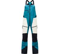 Peak Performance - Salopette impermeabile da scialpinismo in GORE-TEX® PRO - W Vertical Gore-Tex Pro Bib Hydro Fresh Sand Fog per Donne in Pelle - Taglia M - Blu