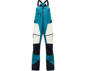 Peak Performance - Salopette impermeabile da scialpinismo in GORE-TEX® PRO - W Vertical Gore-Tex Pro Bib Hydro Fresh Sand Fog per Donne in Pelle - Taglia S - Blu