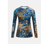 Peak Performance Spirit Crew Aop Synthetic Baselayer Women Frosty Haze S