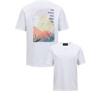 Peak Performance - T-shirt urbana in cotone premium classico - M Original Graphic Tee White per Uomo in Cotone - Taglia L - Bianco