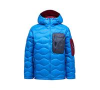 Peak Performance Uomo Helium Utility Down Hoodie giacca, azure ascent-mountain mist, M