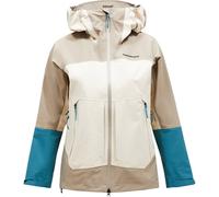 PEAK PERFORMANCE W Vislight Gore-tex C-knit 3l Shell Jkt - Donna - Beige / Blu - Taglia L- modello 2025