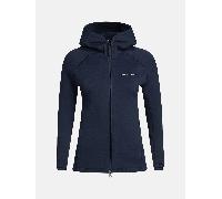 Peak Performance Women Chill Zip Hood Blue Shadow L