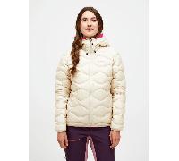 Peak Performance - Piumino da donna con cappuccio - W Helium Down Hood Jacket Sand Fog per Donne in Pelle - Taglia S - Beige