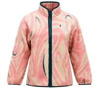 Peak Performance - Pile sherpa con zip - W Graphic Pile Jacket Topo Swirl per Donne - Taglia XS - Rosa