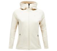 Peak Performance - Women's Rider Essentials Zip Hood - Giacca in pile M beige/bianco