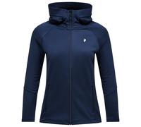 Peak Performance Rider Essentials Midlayer Zip Hood Women Blue Shadow M