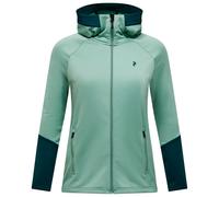Peak Performance - Women's Rider Essentials Zip Hood - Giacca in pile S turchese