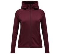 Peak Performance - Women's Rider Essentials Zip Hood - Giacca in pile XL rosso